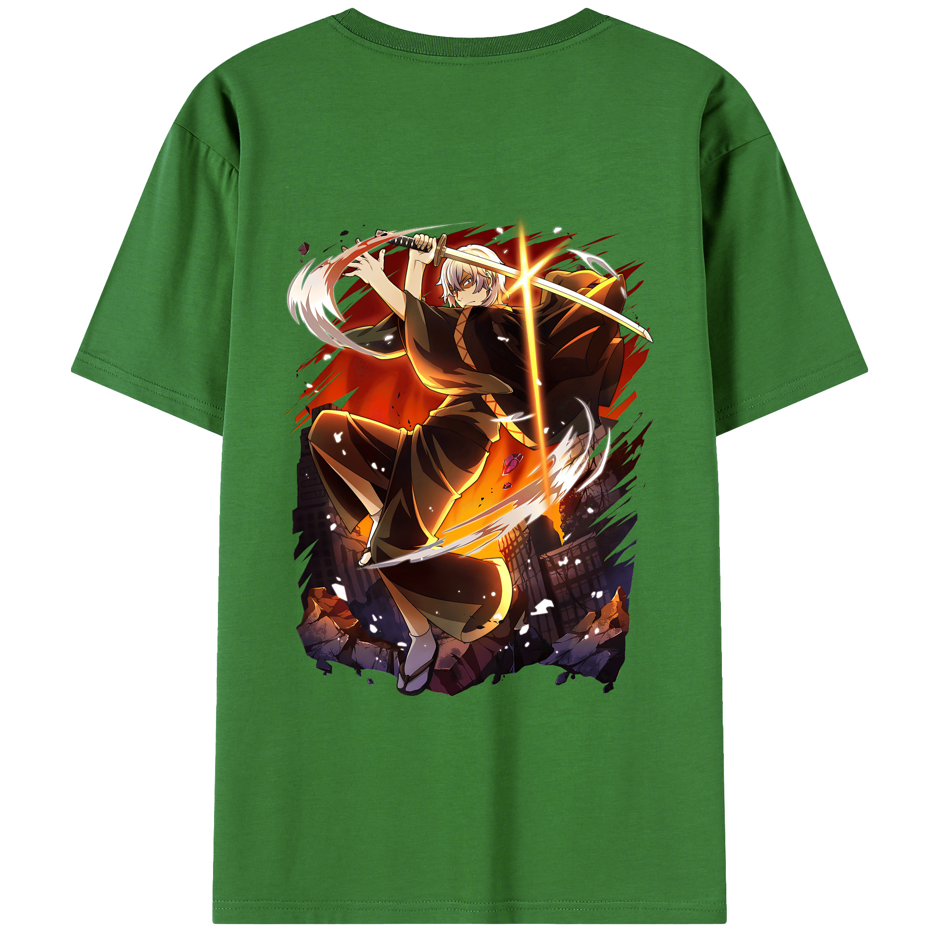 （画像用） 文豪ストレイドッグス Bungo Stray Dogs レディース半袖Tシャツ(バックプリント)